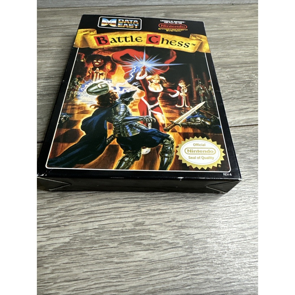 Battle Chess (Nintendo Entertainment System 1990) CIB Complete In Box - Picture 10 of 16